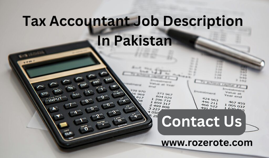 Tax Accountant Job Description 2024

